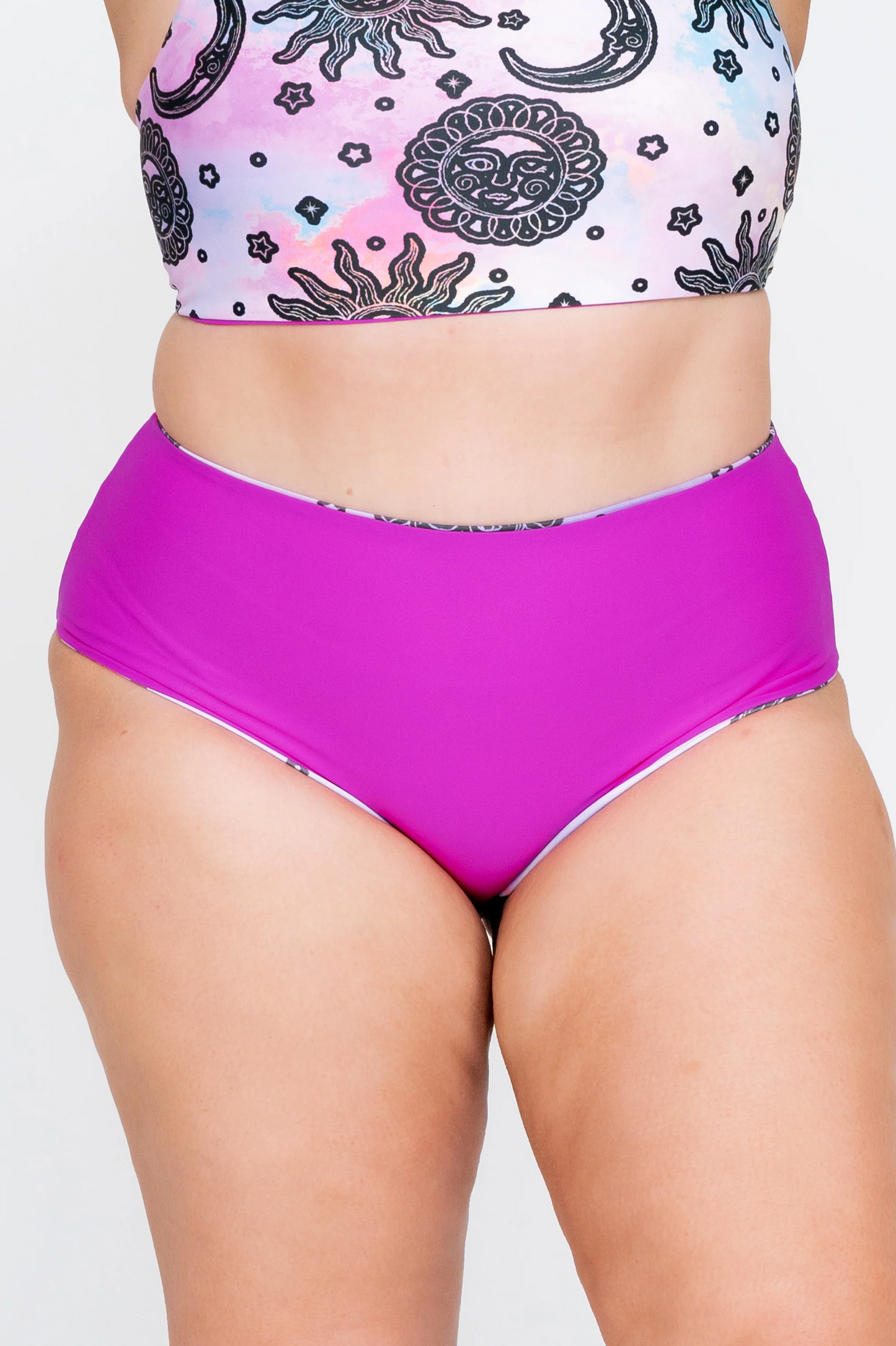 Solar Sister Performance - High Waisted Extra Coverage Bikini Bottoms